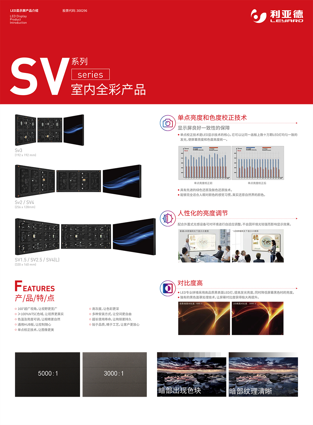星空（中国）SV系列室内全彩产品